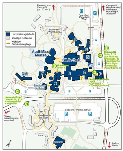 Campusplan Campus eins 